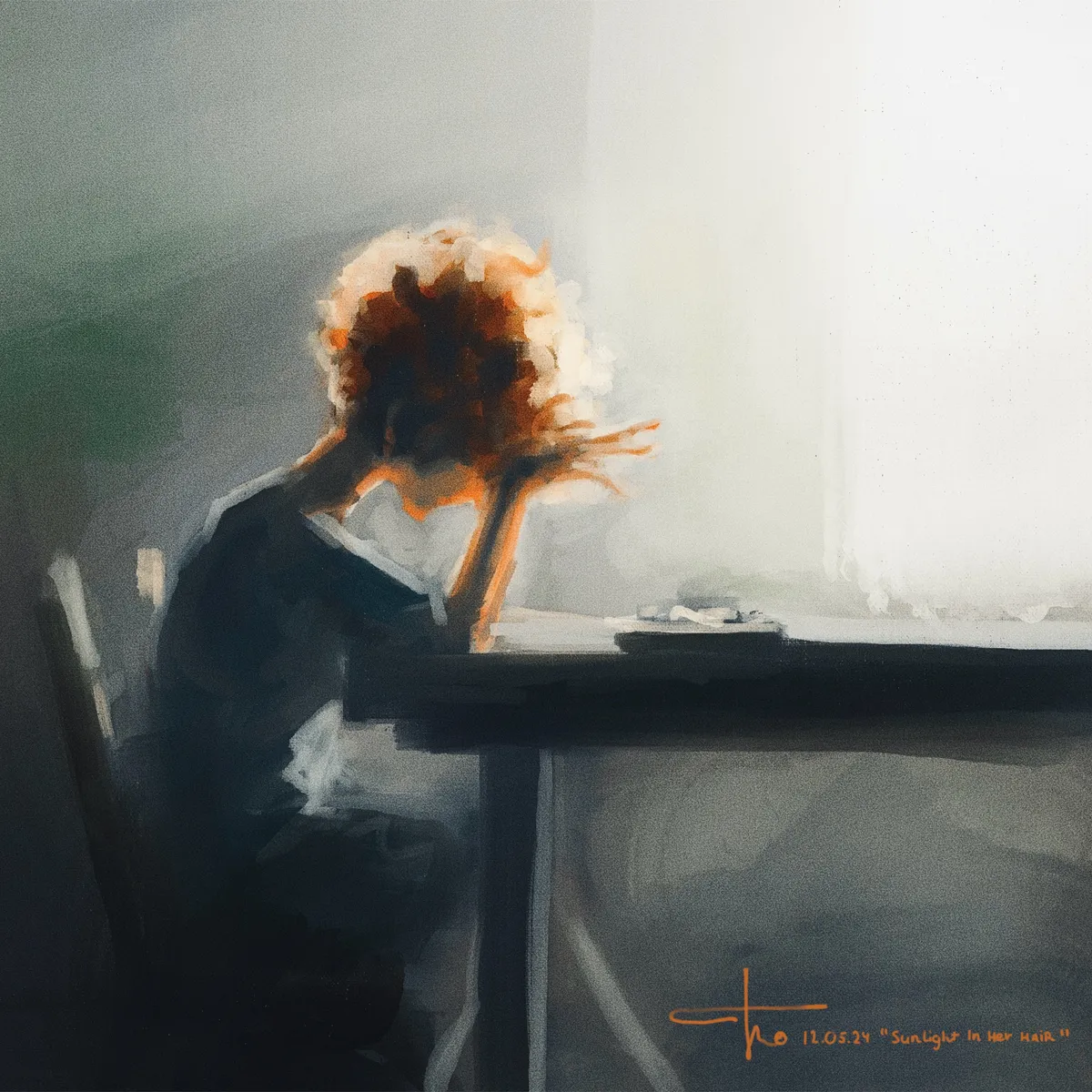 Sunlight in her hair